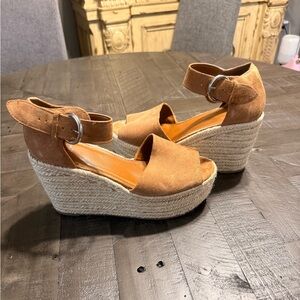 Marc Fisher LTD Alida Espadrille Wedge Sandals W9.5